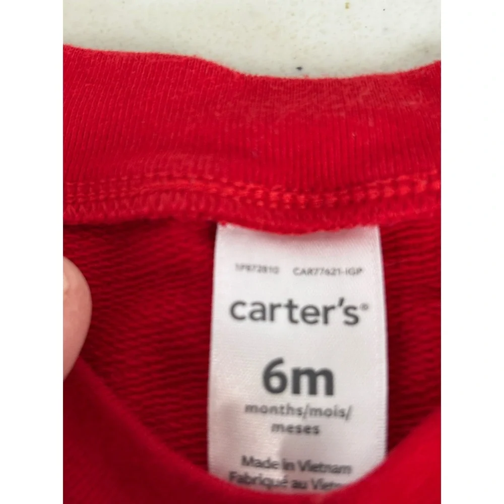 Carters Baby Boy Christmas Avengers Bodysuit Sweatshirt 5 pc Lot 6-9‎ Months
